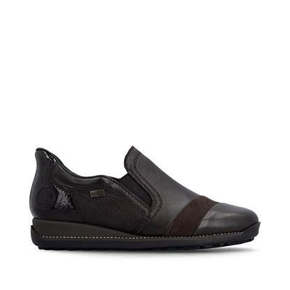 Rieker TEX 44296-25 Mokka Brown Slip On Shoes