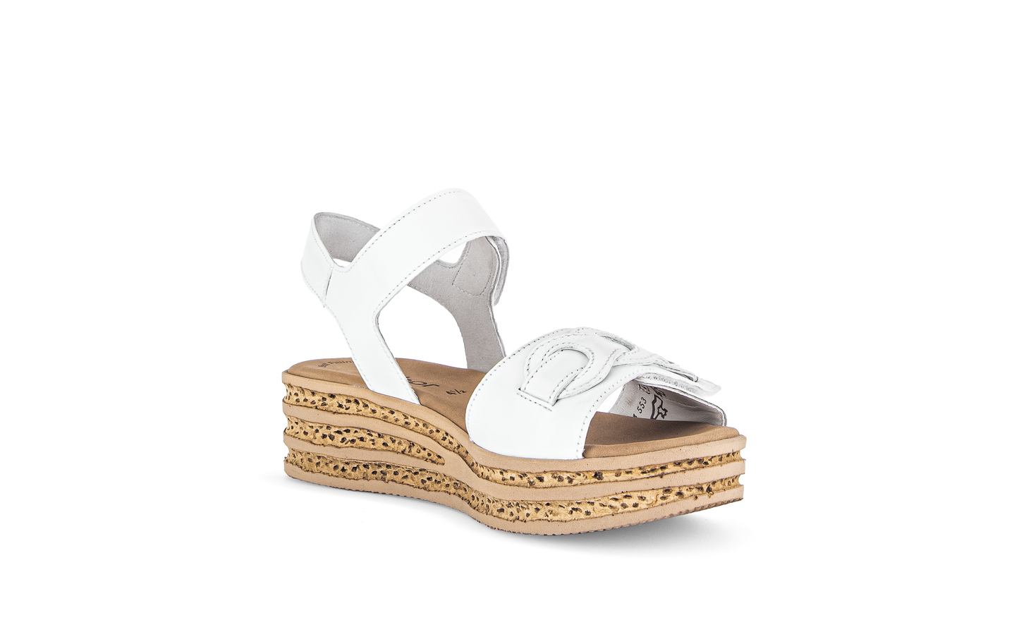 Gabor 44.553.21 White Slingback Sandals