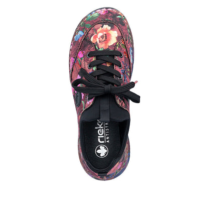Rieker 44569-90 Floral Multi Slip On Sneakers