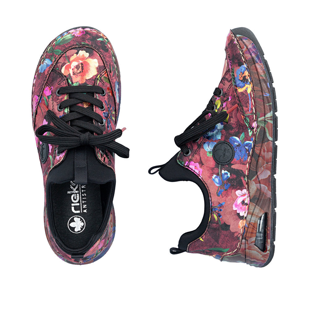 Rieker 44569-90 Floral Multi Slip On Sneakers