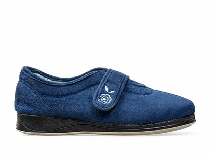 Padders Camilla 447/29 Denim Blue Velcro Slippers