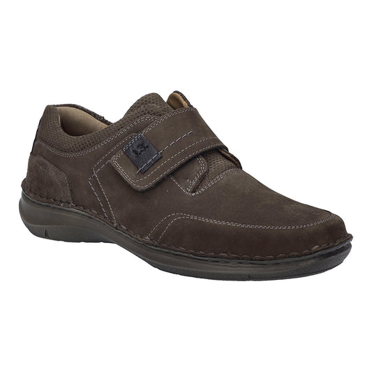 Josef Seibel 44983 518 360 New Anvers 83 Espresso Brown Nubuck Velcro Shoes