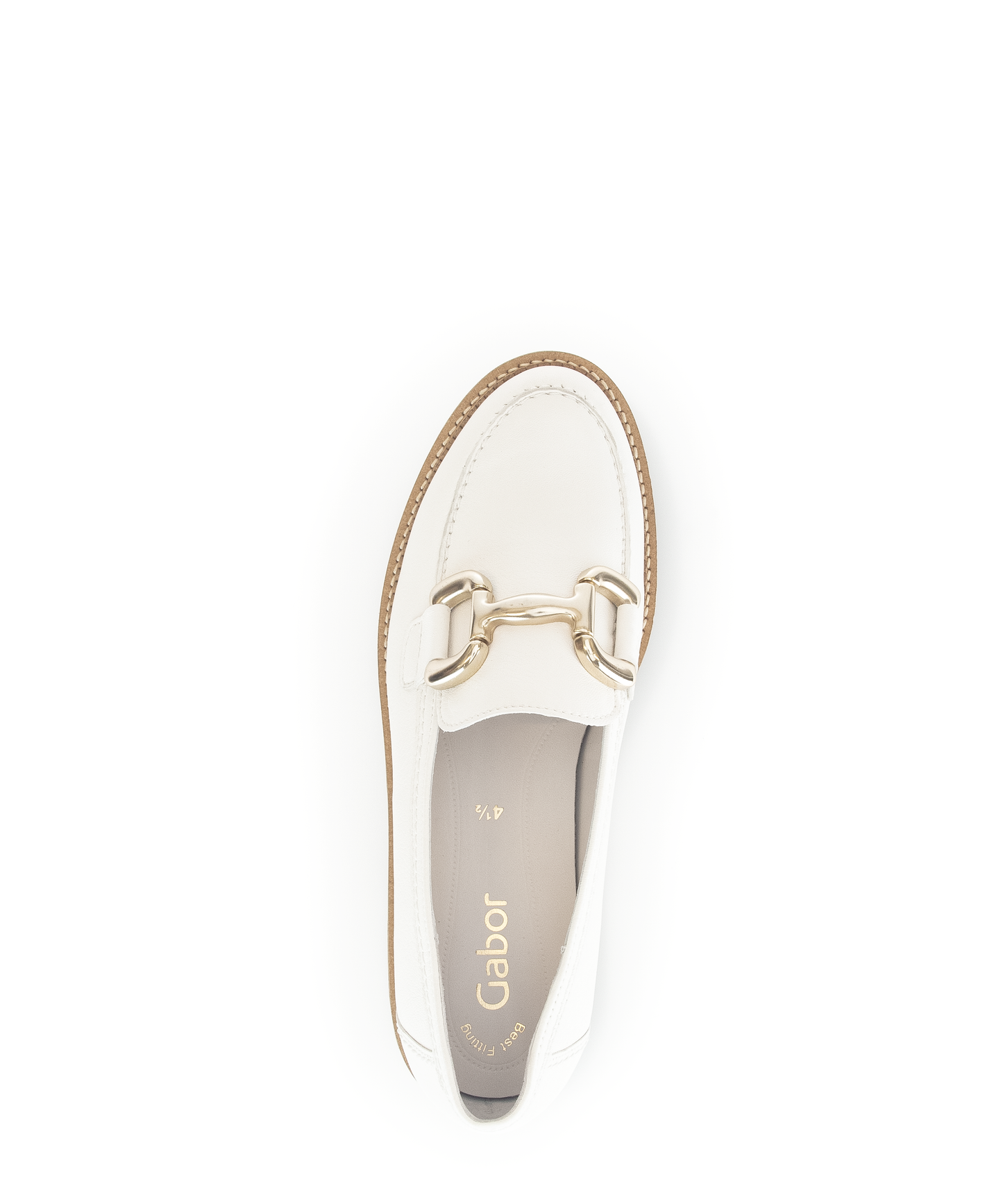 Gabor 45.246.20 Latte Cream Slips On Moccasins