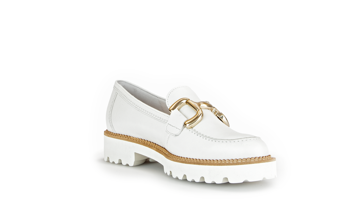 Gabor 45.246.20 Latte Cream Slips On Moccasins