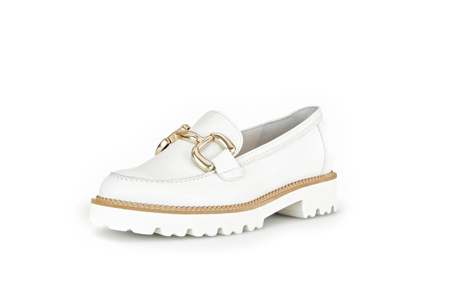 Gabor 45.246.20 Latte Cream Slips On Moccasins