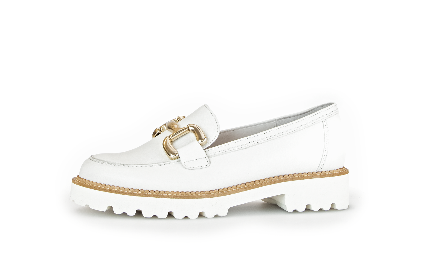 Gabor 45.246.20 Latte Cream Slips On Moccasins