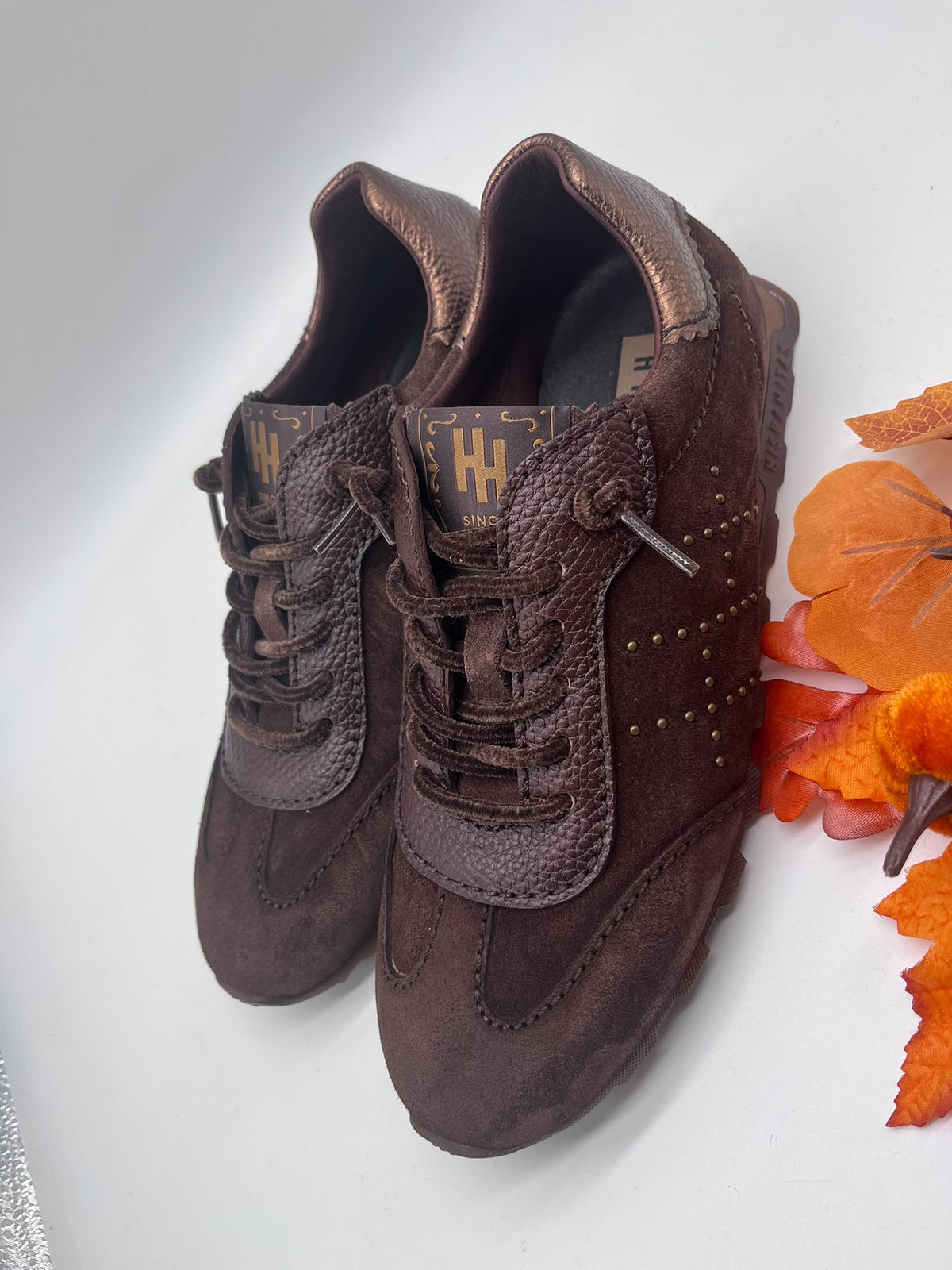 Hispanitas HI264964 Espresso & Honey Trainers