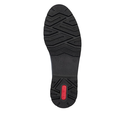 Rieker 45553-00 Black Slip On Shoes