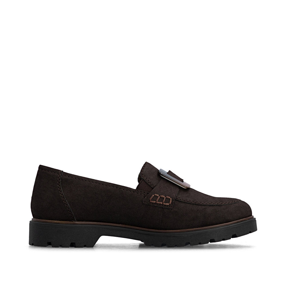Rieker 45553-25 Brown Slip On Shoes
