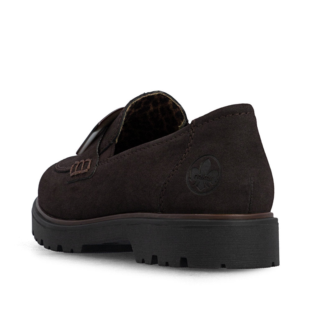 Rieker 45553-25 Brown Slip On Shoes