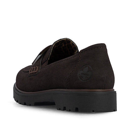 Rieker 45553-25 Brown Slip On Shoes
