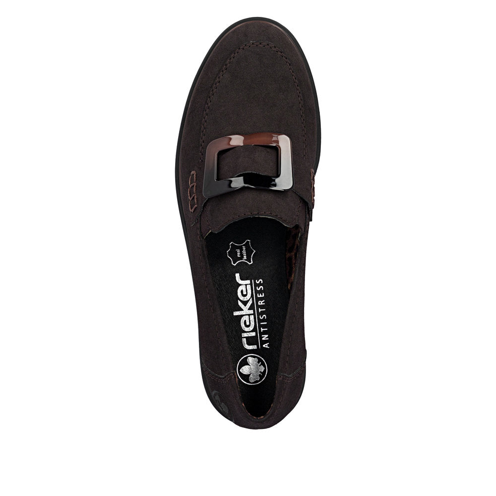 Rieker 45553-25 Brown Slip On Shoes