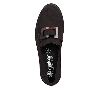 Rieker 45553-25 Brown Slip On Shoes