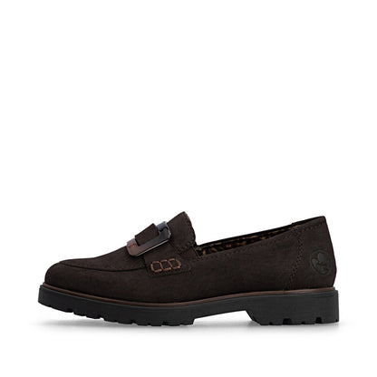 Rieker 45553-25 Brown Slip On Shoes