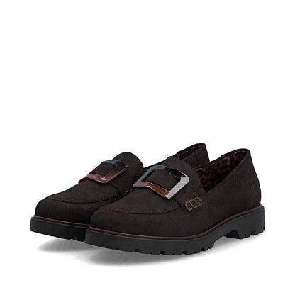 Rieker 45553-25 Brown Slip On Shoes