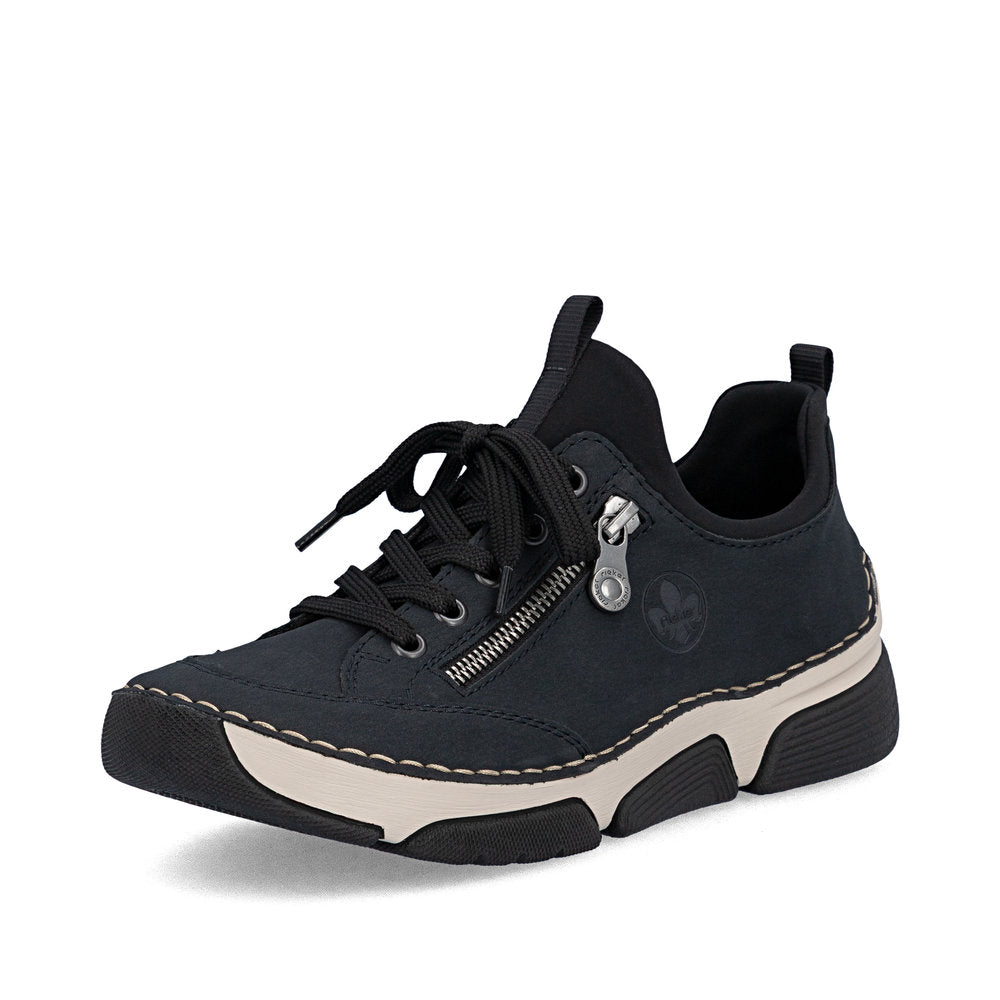 Rieker 45973-17 Navy & Black Slip On Shoes