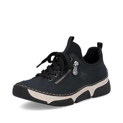 Rieker 45973-17 Navy & Black Slip On Shoes