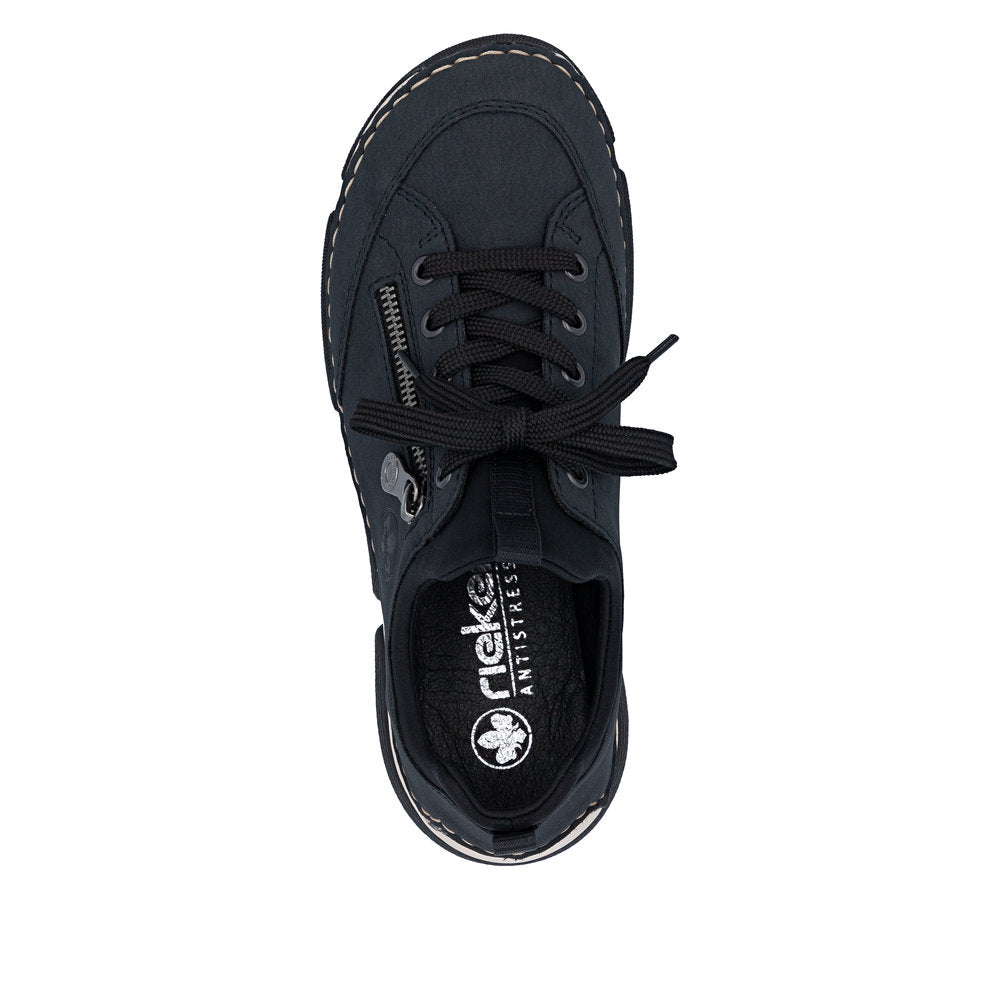 Rieker 45973-17 Navy & Black Slip On Shoes