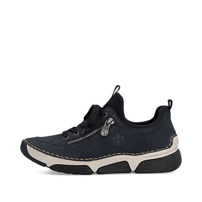 Rieker 45973-17 Navy & Black Slip On Shoes