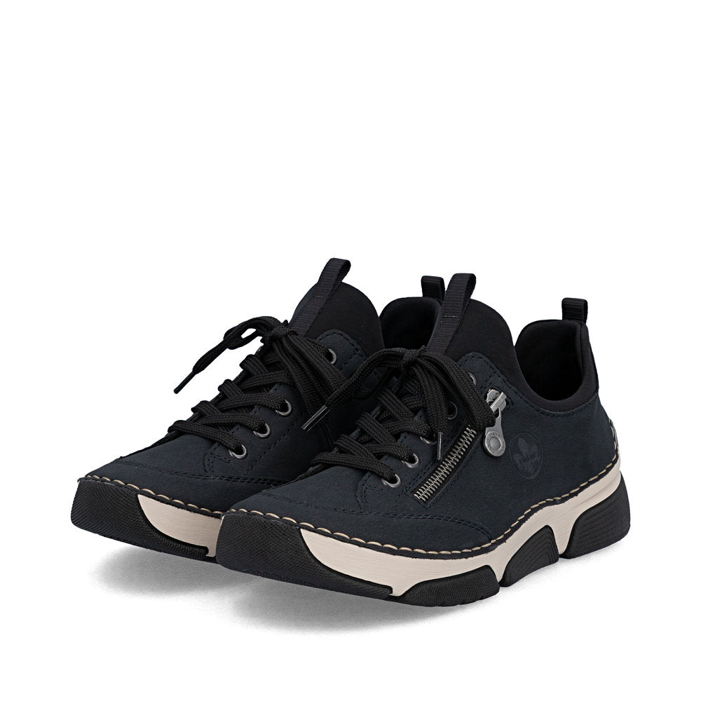 Rieker 45973-17 Navy & Black Slip On Shoes
