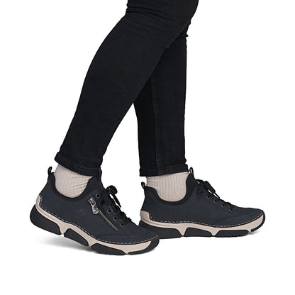 Rieker 45973-17 Navy & Black Slip On Shoes