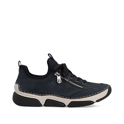 Rieker 45973-17 Navy & Black Slip On Shoes
