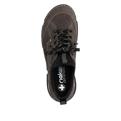 Rieker TEX 45976-45 Smoke & Black Slip On Shoes