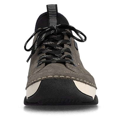Rieker TEX 45976-45 Smoke & Black Slip On Shoes