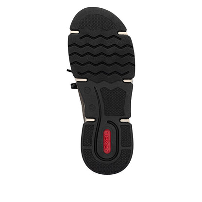 Rieker TEX 45976-45 Smoke & Black Slip On Shoes