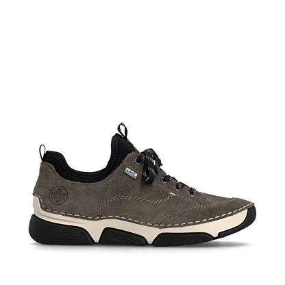 Rieker TEX 45976-45 Smoke & Black Slip On Shoes