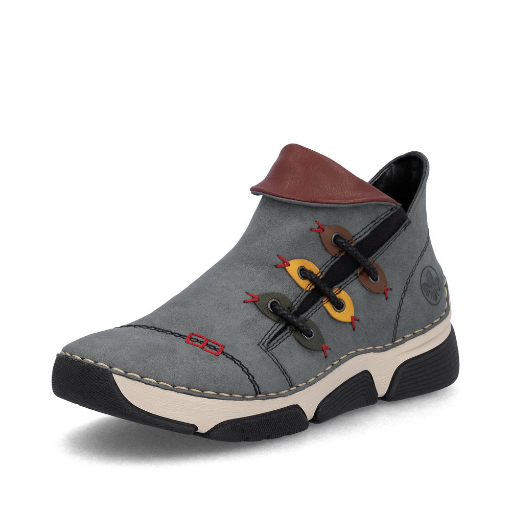 Rieker 45983-14 Jeans Blue Combi Boots