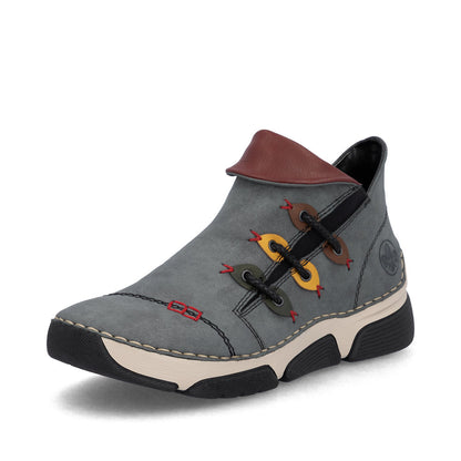 Rieker 45983-14 Jeans Blue Combi Boots