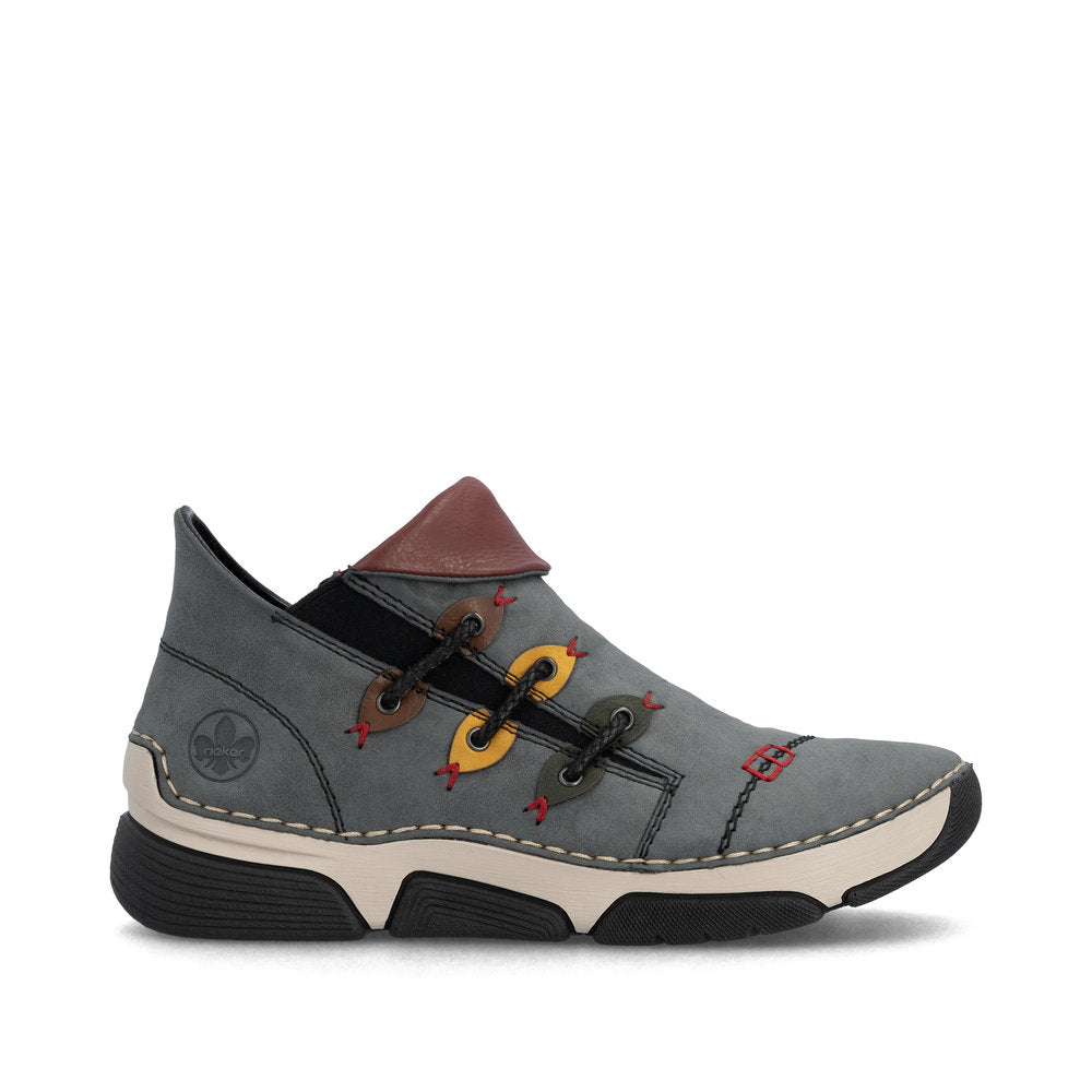 Rieker 45983-14 Jeans Blue Combi Boots