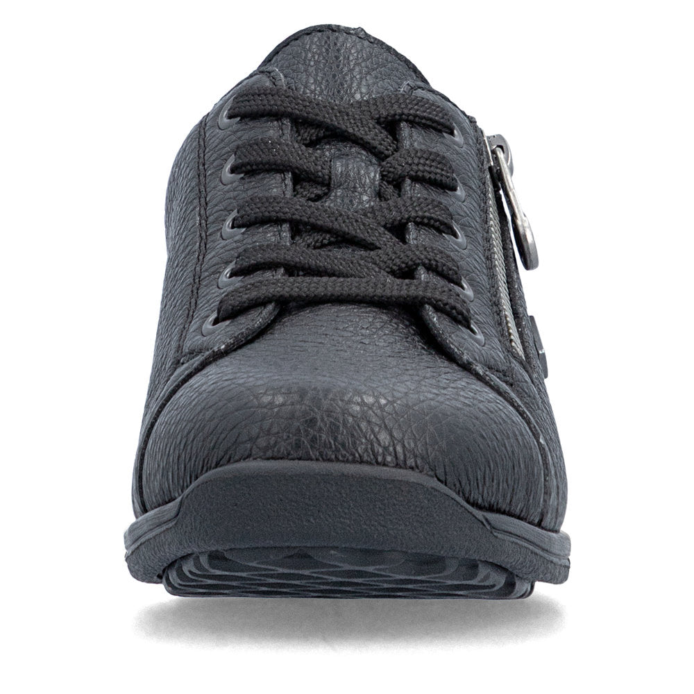 Rieker TEX 47202-00 Black H Fit Shoes with Zip