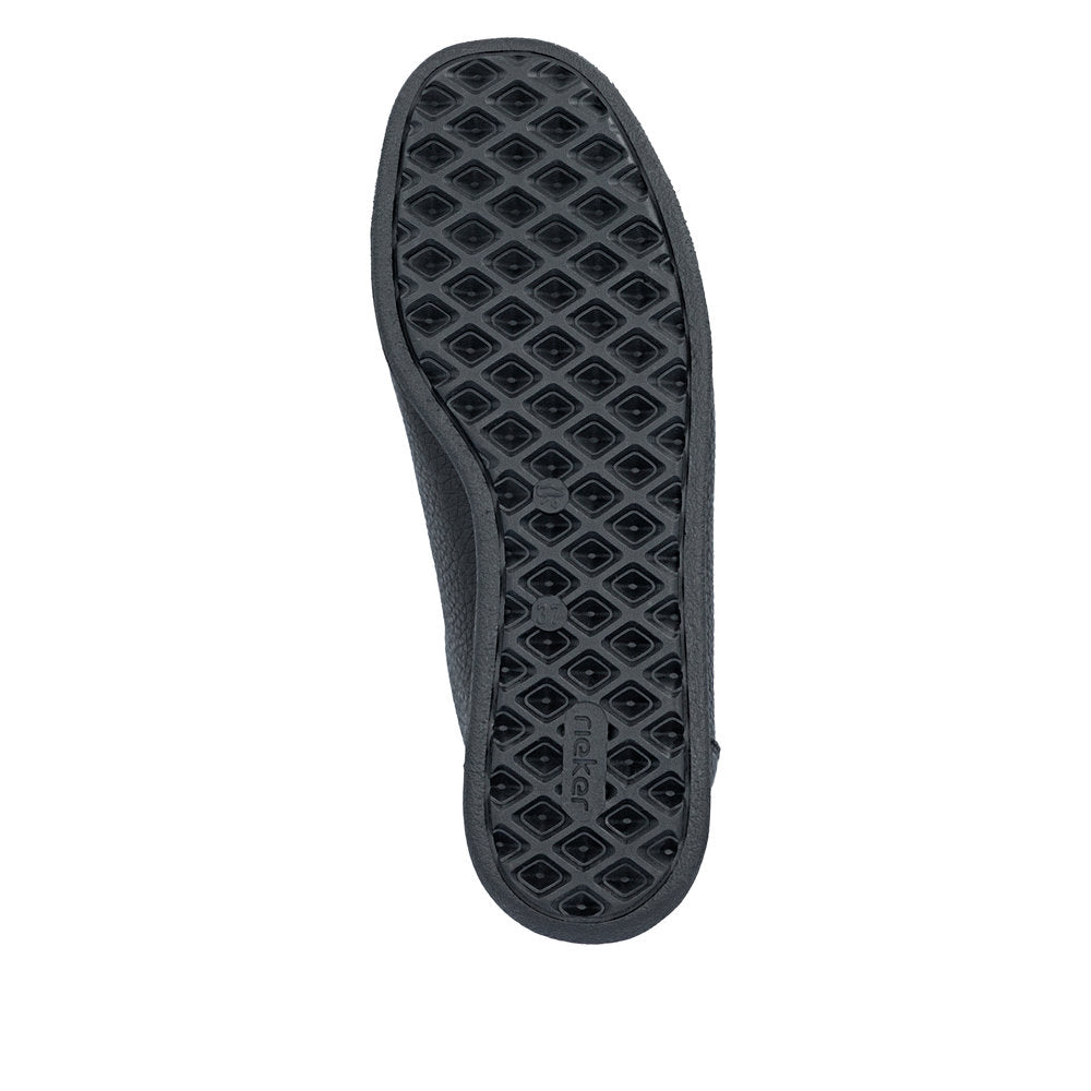 Rieker TEX 47202-00 Black H Fit Shoes with Zip