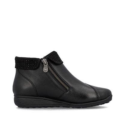 Rieker TEX 47252-00 Black H Fit Ankle Boots