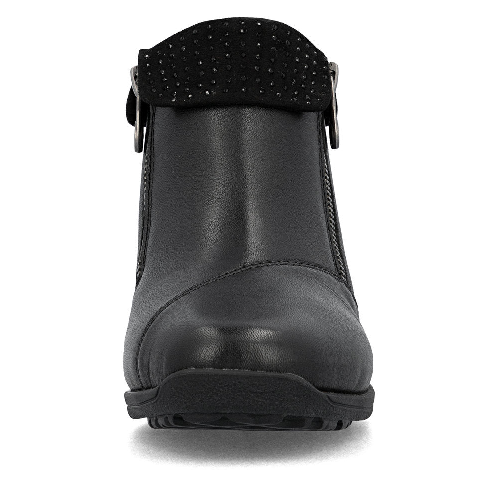 Rieker TEX 47252-00 Black H Fit Ankle Boots