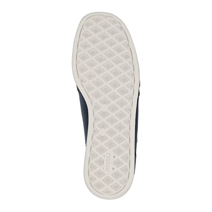 Rieker TEX 47267-14 H Fit Navy Shoes with Side Zip