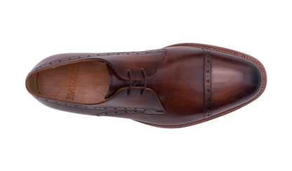 Barker 478036 WYE Hand Brushed Brown F Fit Brogue Shoes