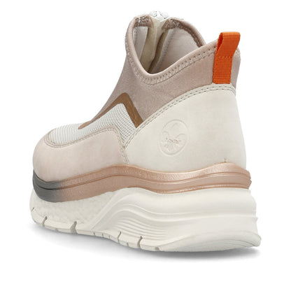Rieker 48053-31 Rose Combi Front Zip Sneakers
