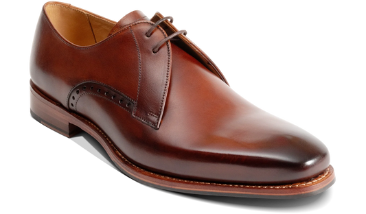 Barker 482226 Oscar Brown Hand Patina F Fit Derby Shoes