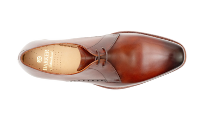 Barker 482226 Oscar Brown Hand Patina F Fit Derby Shoes