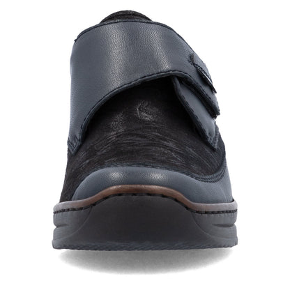 Rieker 487C0-15 Navy & Black Combi Velcro Shoes