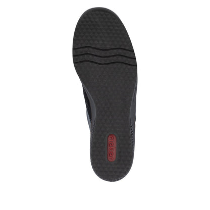 Rieker 487C0-15 Navy & Black Combi Velcro Shoes