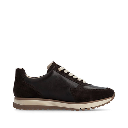 Rieker 49010-26 Dark Brown Mix H Fit Trainers with Zip