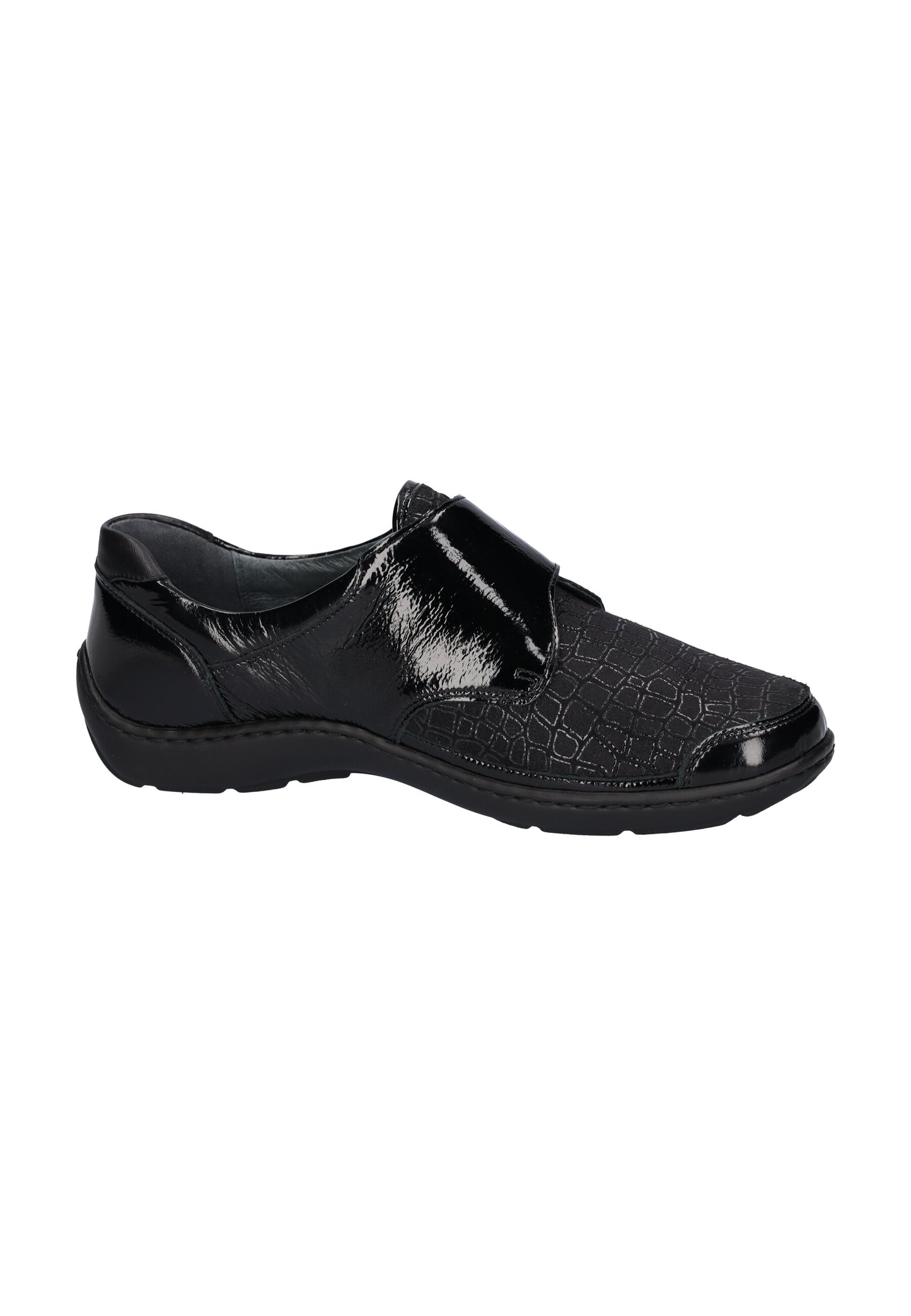 Waldlaufer 496H31 323 001 Henni Black Velcro Shoes