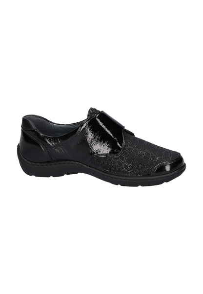 Waldlaufer 496H31 323 001 Henni Black Velcro Shoes
