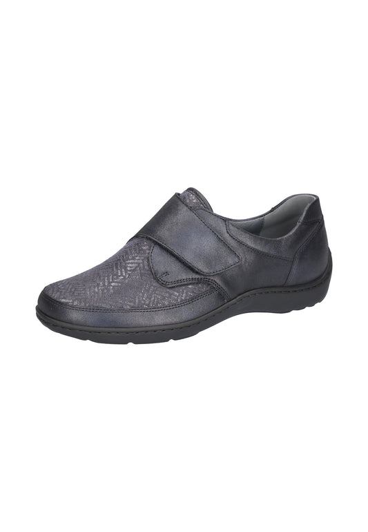 Waldlaufer 496H31 330 194 H Fit Henni Navy Sparkle Velcro Shoes