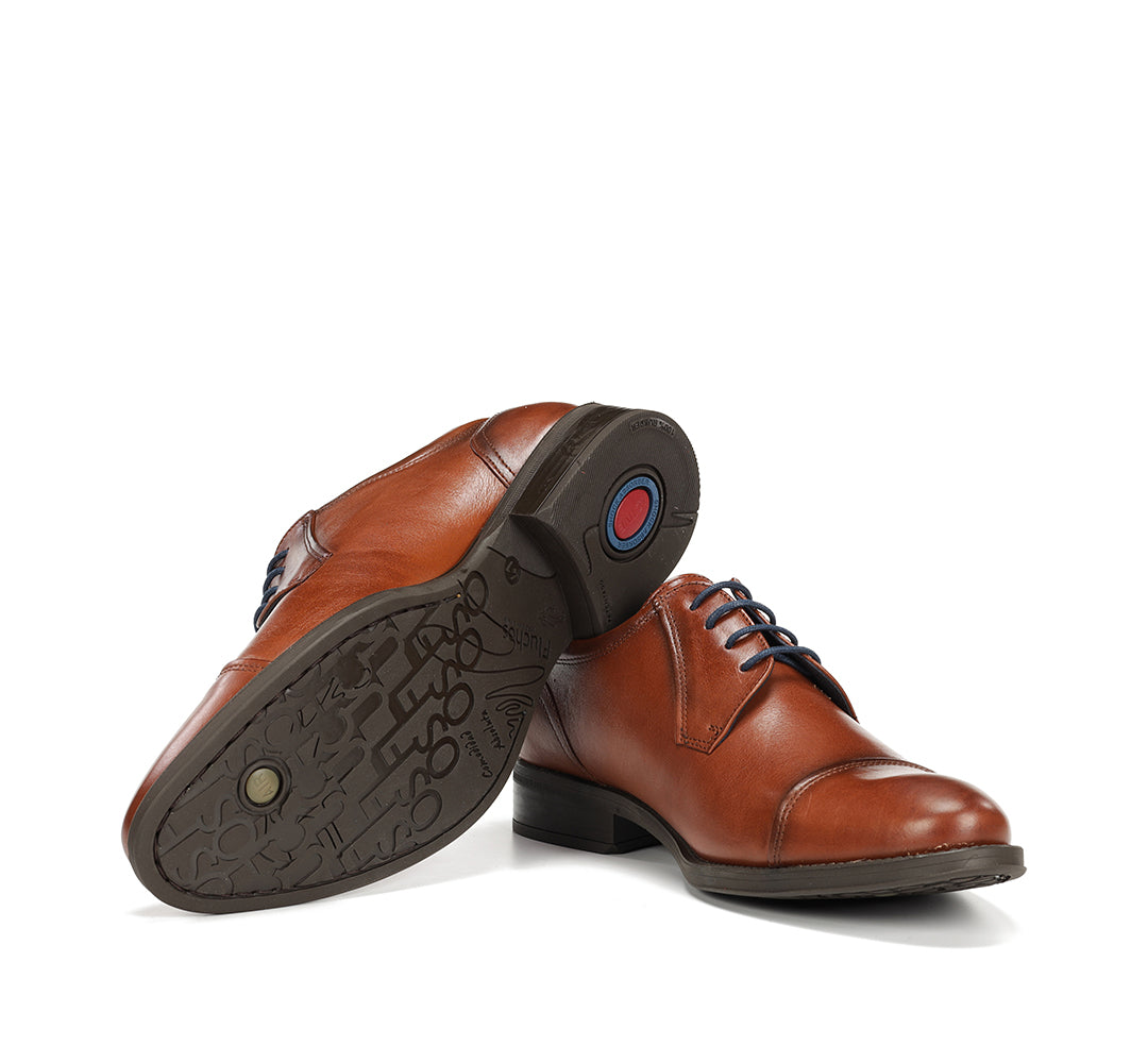 Fluchos 8412W Cuero Tan Lace Shoes