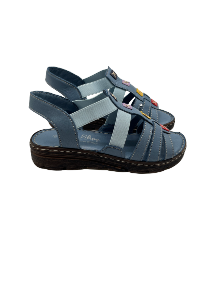The Shoe Parlour by Phelans Shoes 502-55 Anar Blue Sandals